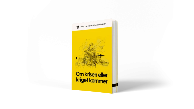 MSB broschyr om krisen eller kriget kommer