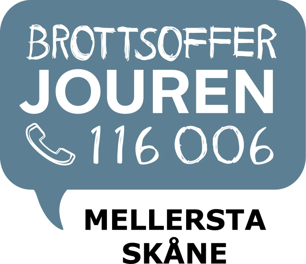 Brottsofferjourens logotyp, med nummer 116 006