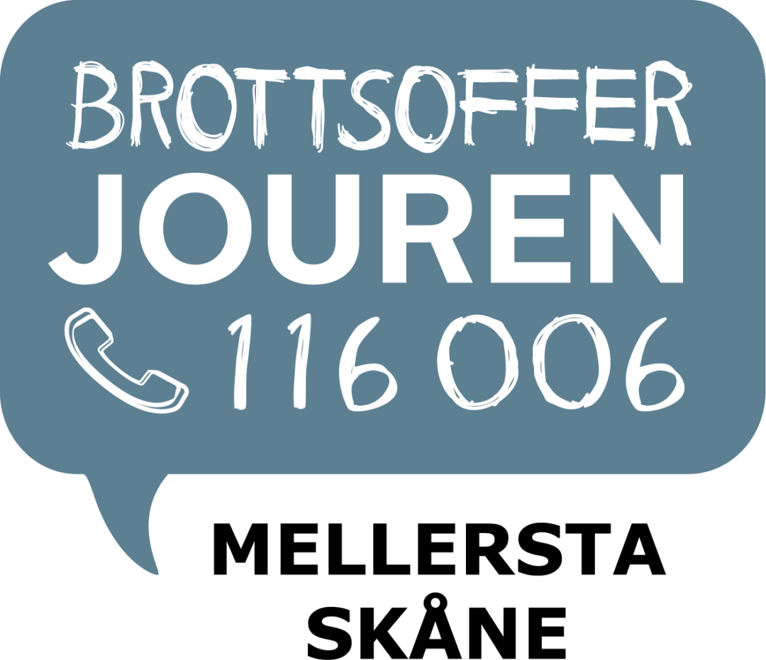 Brottsofferjourens logotyp, med nummer 116 006