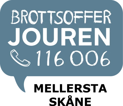 Brottsofferjourens logotyp, med nummer 116 006