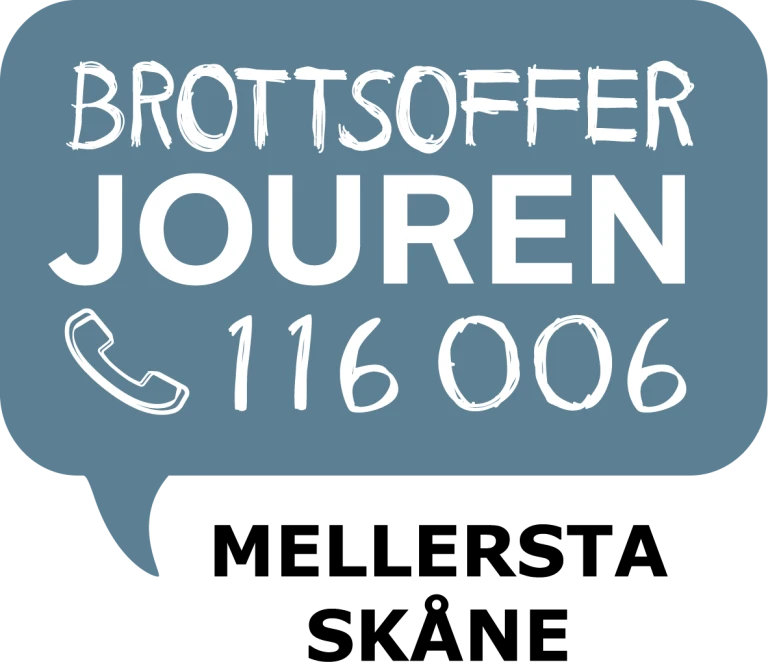 Brottsofferjourens logotyp, med nummer 116 006