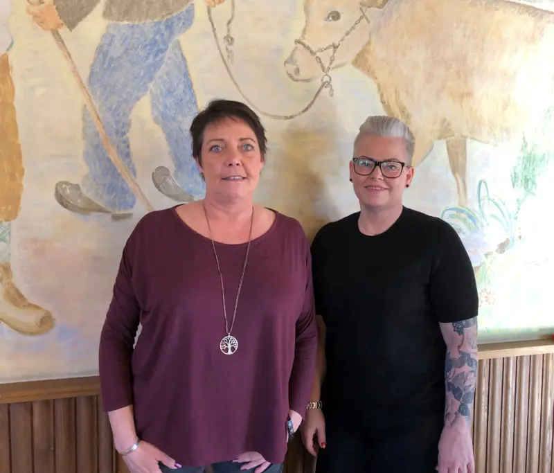 Camilla Håkansson och Linda Sjöström