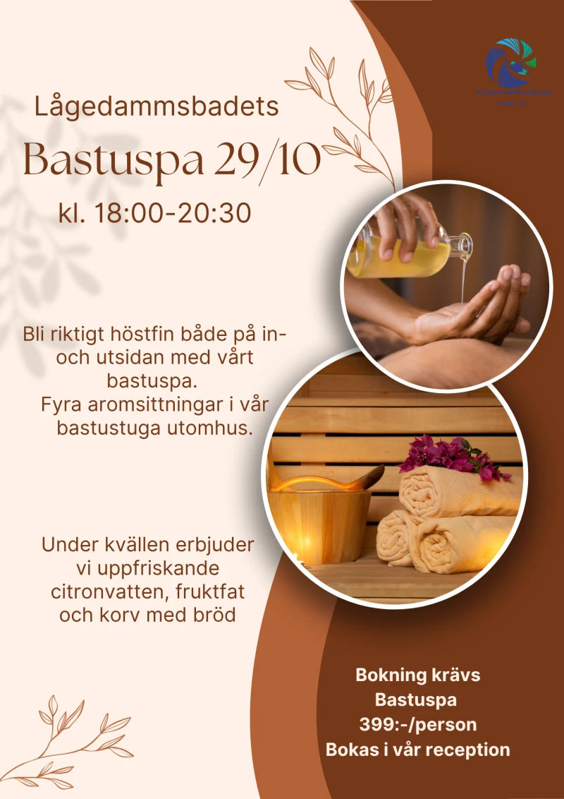 bastuspa p&aring; l&aring;gedammsbadet