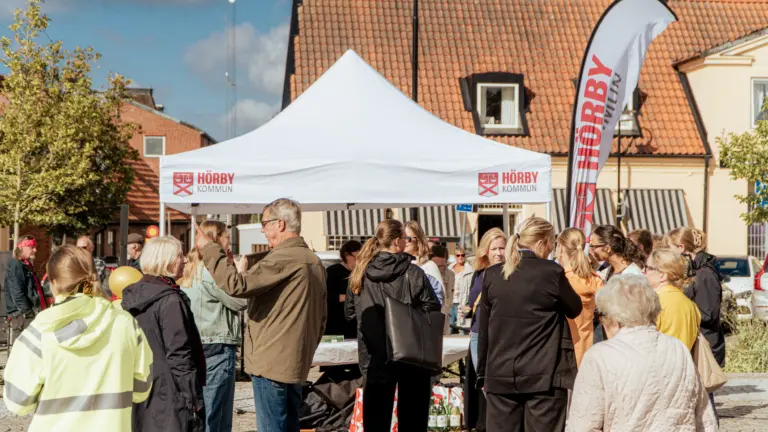 Många nyfikna samlades i publiken