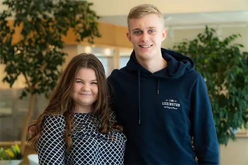 Elin Nilsson och Ludvig Bohman