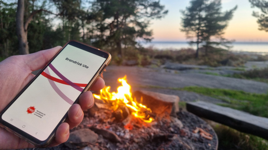 Appen Brandrisk ute. Foto: MSB.
