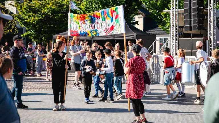 Kulturskolans sambatåg.