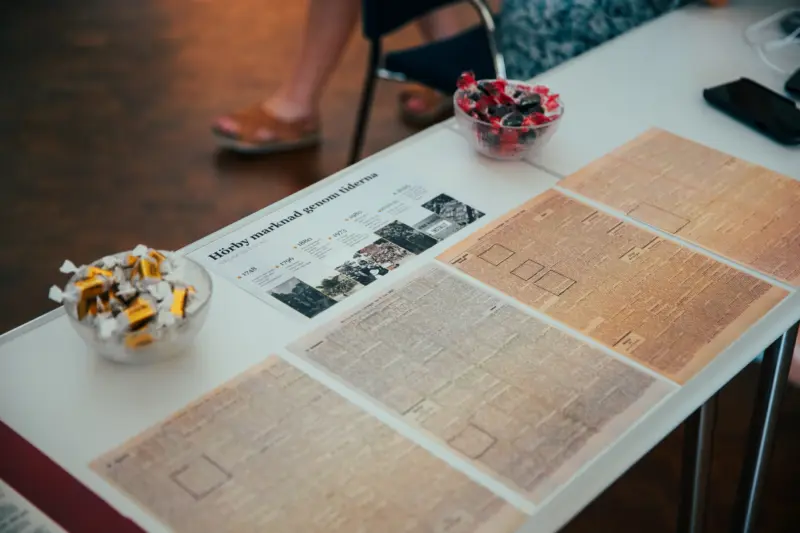 I Hörbysalen kunde man bland annat träffa kommunens arkivarie och prata mer om lokalhistoria samt de lokala arkivens roll i släkt- och hembygdsforskning.