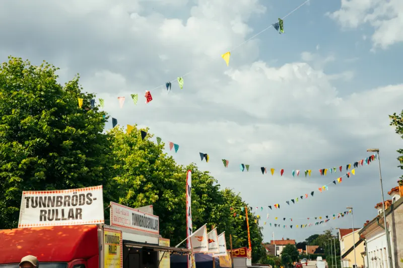 Bollhusgatan förvandlades till en välbesökt matgata med flertalet foodtrucks som bjöd på smaker från hela världen.