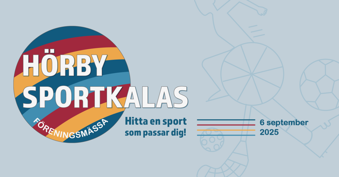 En bild med Hörby Sportkalasloggan