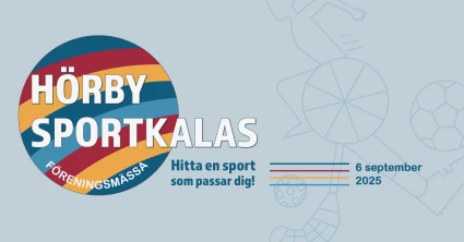 En bild med Hörby Sportkalasloggan