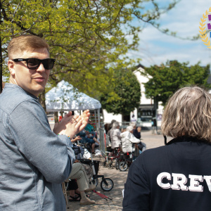 En del av gänget bakom kulturkalaset: Per-Albin Borhammar, fritidschef, och Erika Wetterholtz, fritidskoordinator.