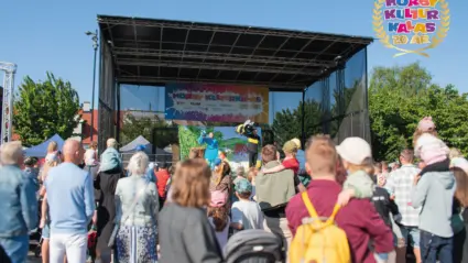 Tvåornas kör drog en stor publik.