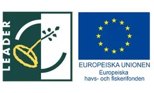 Leader och EU-logotyper