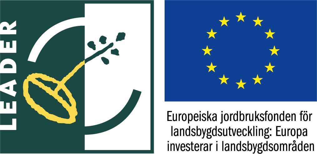 Logotyp Leaderprojekt i nomEuropeiska unionen