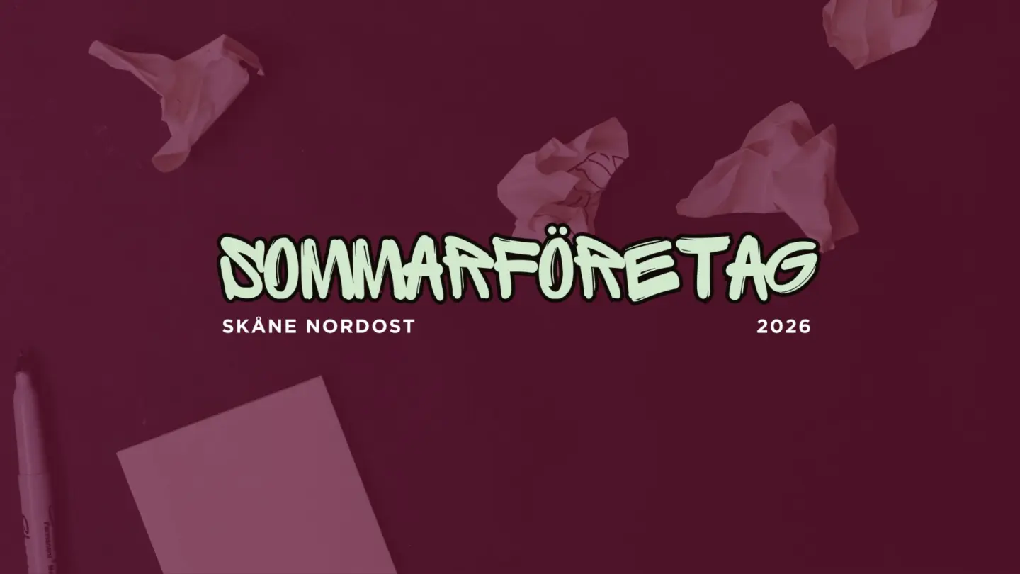 bakgrund med sommarföretag 2026