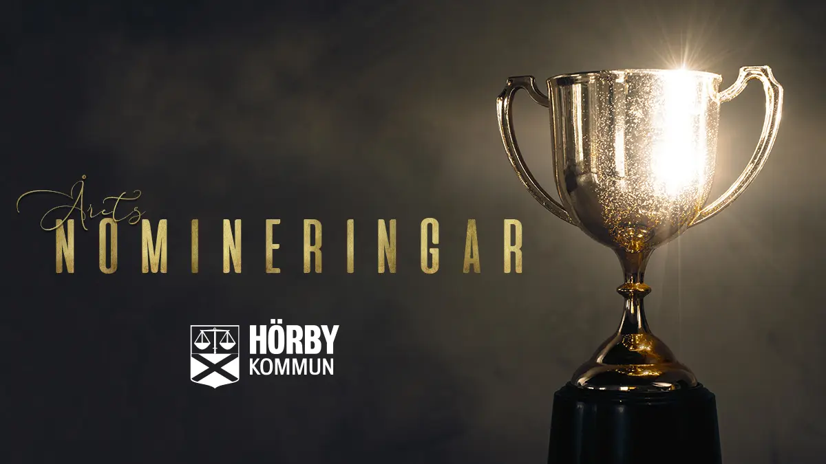 Pokal med texten nominering