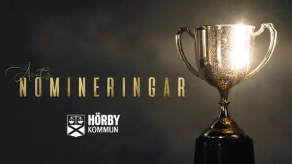 Pokal med texten nominering