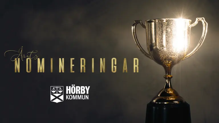 Pokal med texten nominering