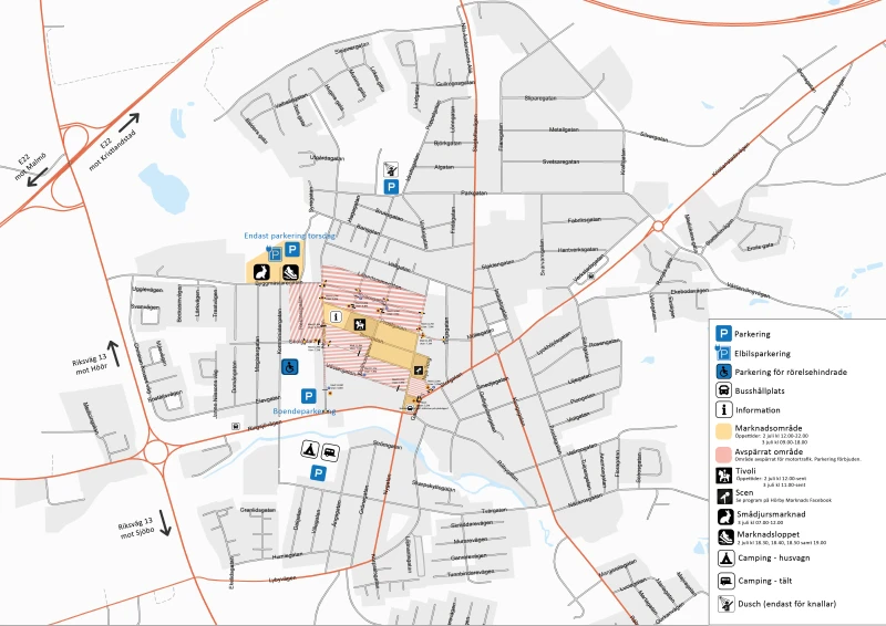 &Ouml;versiktskarta &ouml;ver H&ouml;rby marknad