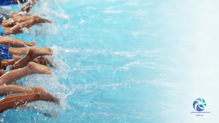 ben som sprattlar i vattnet