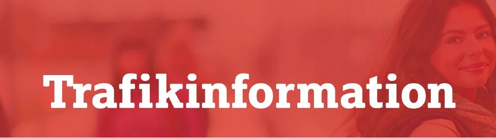 Bild med texten Trafikinformation