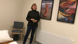 Pia Tenghamn arbetar med taktil stimulering