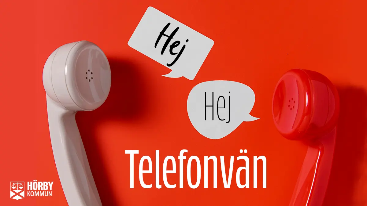 vit telefon och röd telefon säger hej till varandra